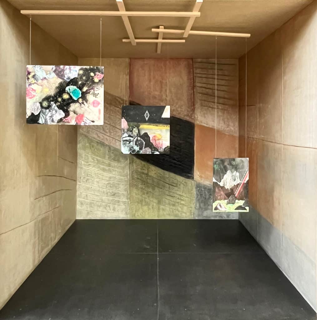 Mimo Mali, "Light in the Darkness" (2022) in: Andreas Felger, I-am-statements, Nine chambers, Christ Pavilon, Kloster Volkenroda